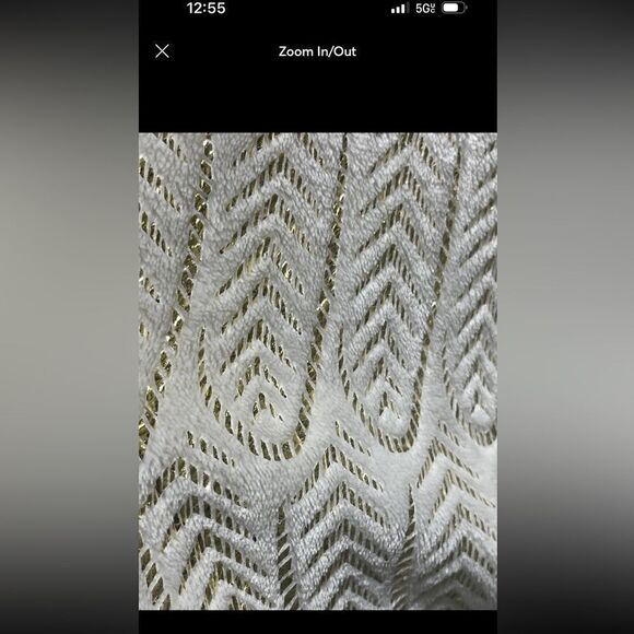 Justice unicorn/horse hooded blanket/throw/cape gold/white/cream - Picture 5 of 8